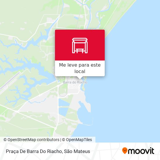 Praça De Barra Do Riacho mapa