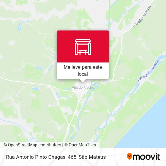 Rua Antonio Pinto Chagas, 465 mapa