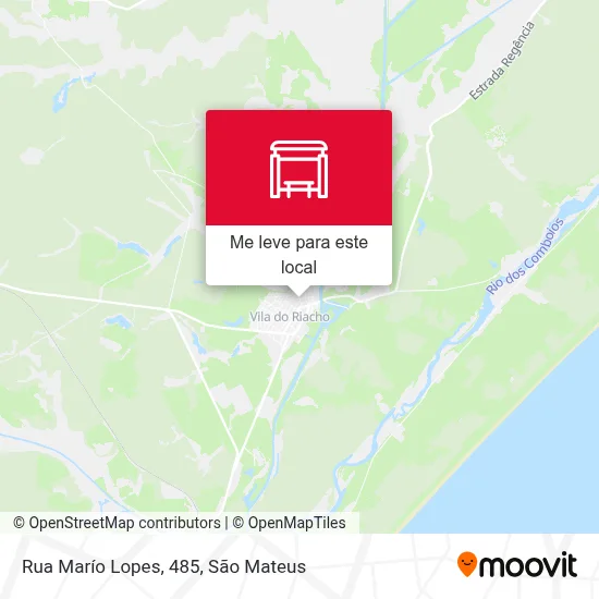 Rua Marío Lopes, 485 mapa