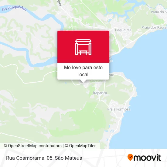 Rua Cosmorama, 05 mapa