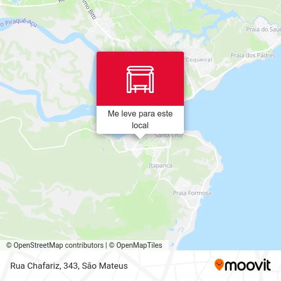 Rua Chafariz, 343 mapa