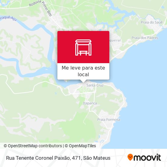 Rua Tenente Coronel Paixão, 471 mapa