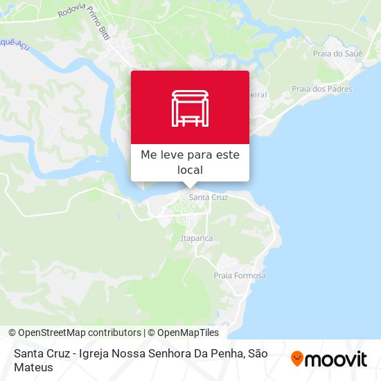 Santa Cruz - Igreja Nossa Senhora Da Penha mapa