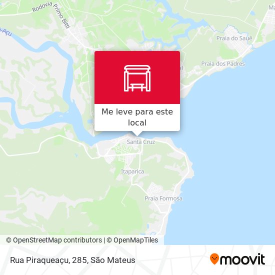 Rua Piraqueaçu, 285 mapa