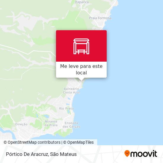 Pórtico De Aracruz mapa