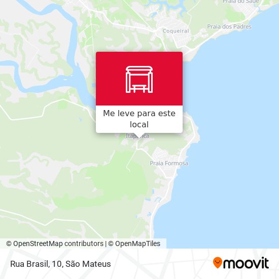 Rua Brasil, 10 mapa