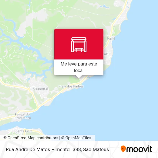 Rua Andre De Matos Pimentel, 388 mapa