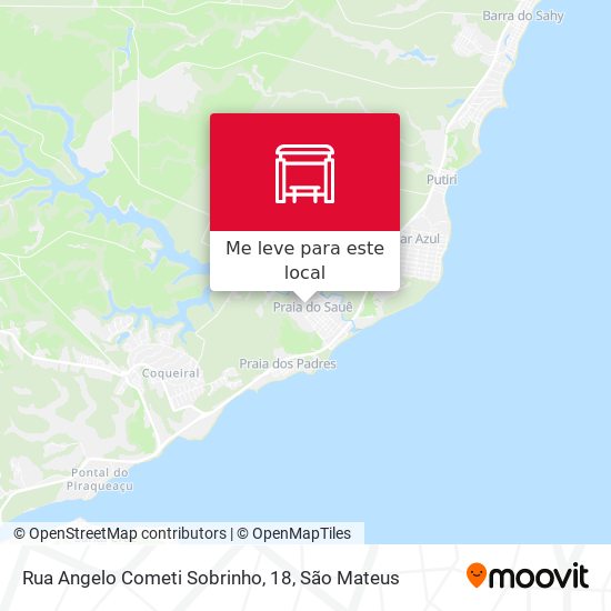 Rua Angelo Cometi Sobrinho, 18 mapa
