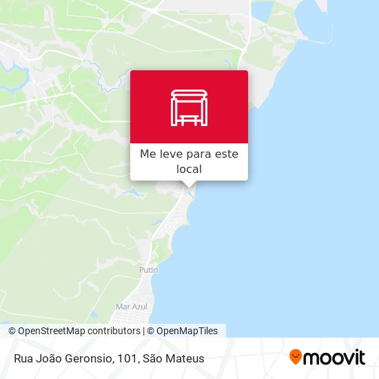 Rua João Geronsio, 101 mapa