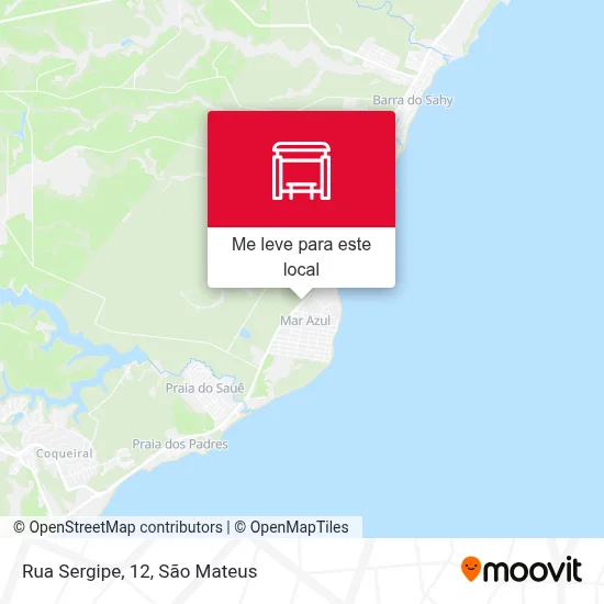 Rua Sergipe, 12 mapa