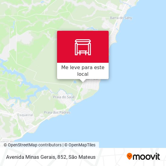 Avenida Minas Gerais, 852 mapa