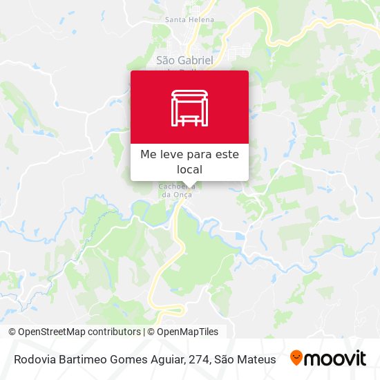 Rodovia Bartimeo Gomes Aguiar, 274 mapa