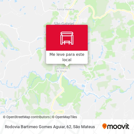 Rodovia Bartimeo Gomes Aguiar, 62 mapa