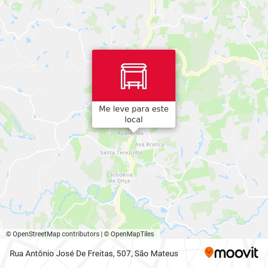 Rua Antônio José De Freitas, 507 mapa