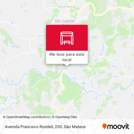Avenida Francisco Rondeli, 200 mapa