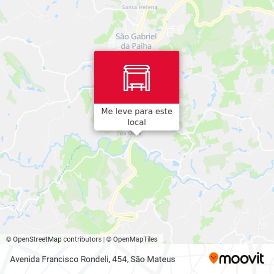 Avenida Francisco Rondeli, 454 mapa