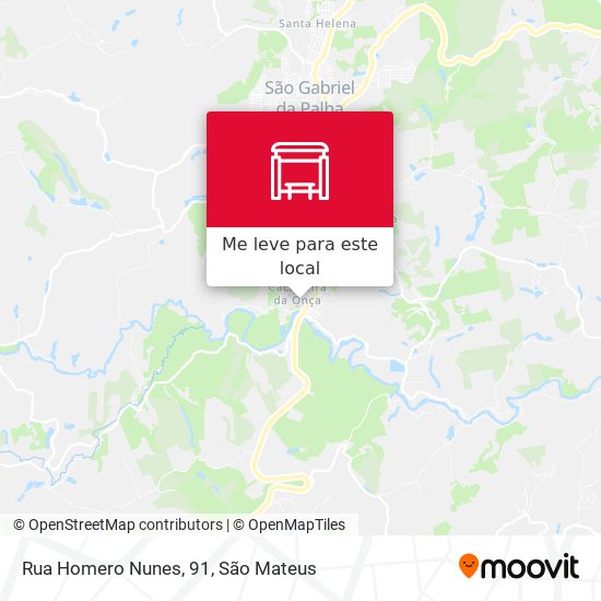 Rua Homero Nunes, 91 mapa