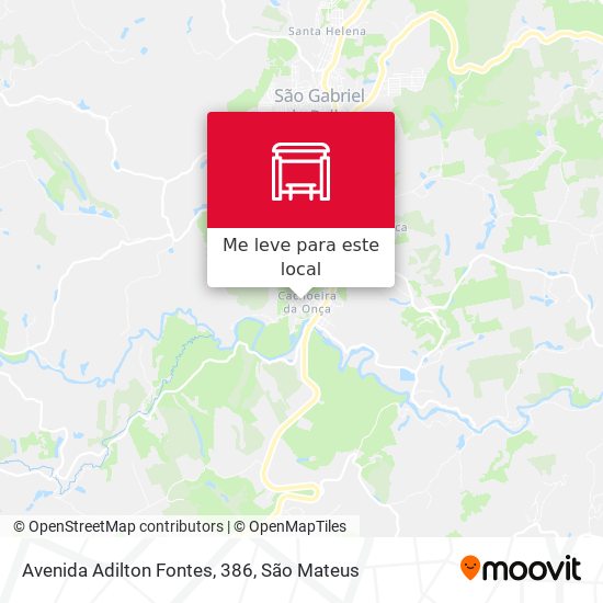 Avenida Adilton Fontes, 386 mapa