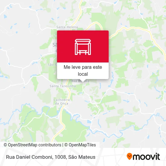 Rua Daniel Comboni, 1008 mapa