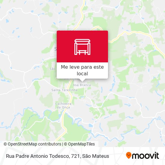 Rua Padre Antonio Todesco, 721 mapa
