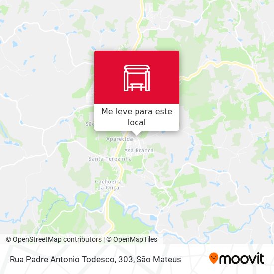 Rua Padre Antonio Todesco, 303 mapa