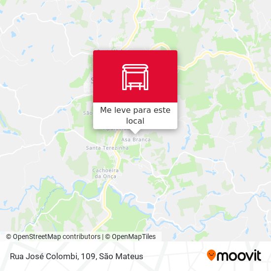 Rua José Colombi, 109 mapa
