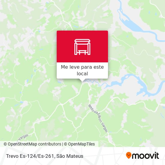 Trevo Es-124/Es-261 mapa