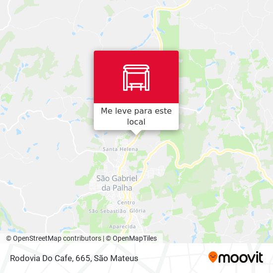 Rodovia Do Cafe, 665 mapa