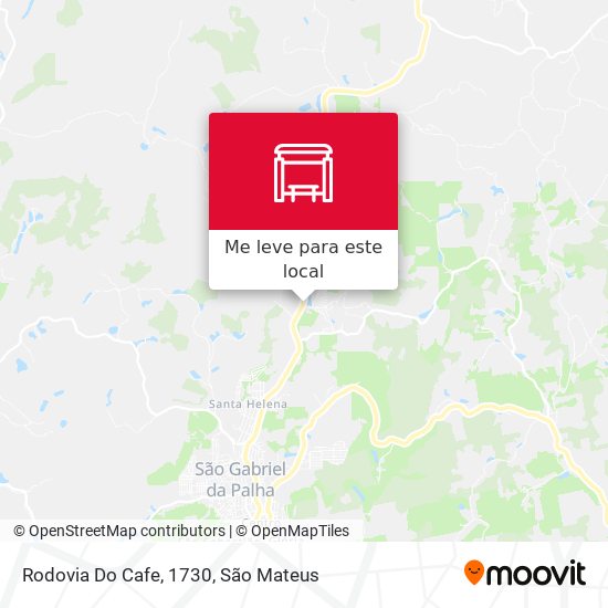 Rodovia Do Cafe, 1730 mapa