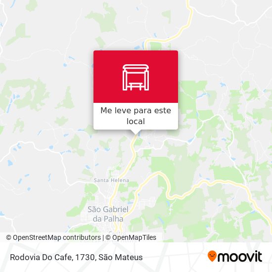 Rodovia Do Cafe, 1730 mapa