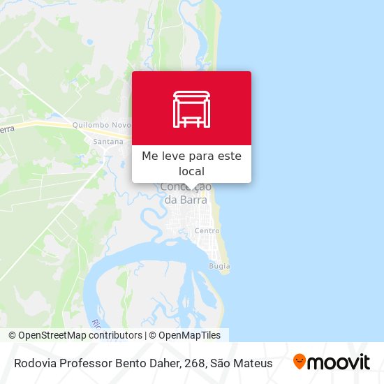 Rodovia Professor Bento Daher, 268 mapa