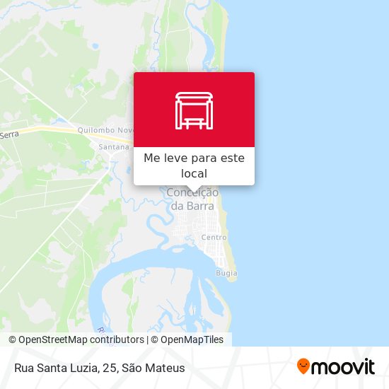 Rua Santa Luzia, 25 mapa