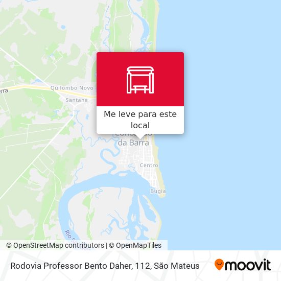 Rodovia Professor Bento Daher, 112 mapa
