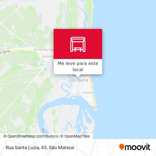 Rua Santa Luzia, 43 mapa