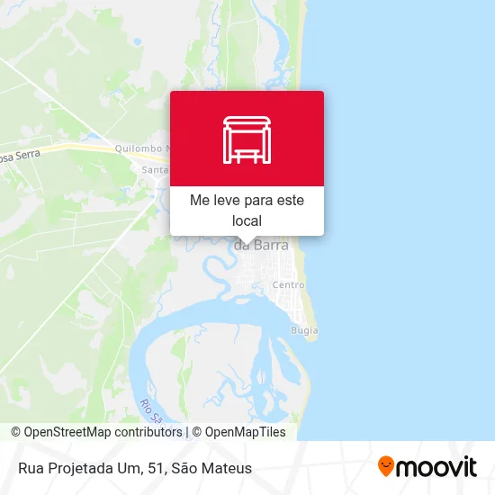 Rua Projetada Um, 51 mapa