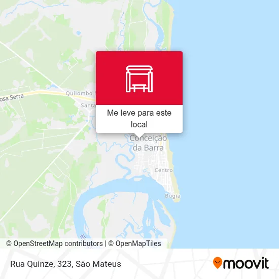 Rua Quinze, 323 mapa