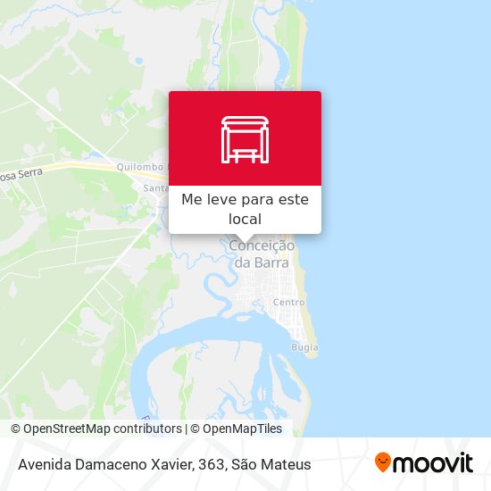 Avenida Damaceno Xavier, 363 mapa
