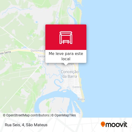 Rua Seis, 4 mapa