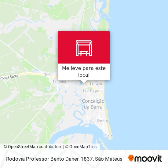 Rodovia Professor Bento Daher, 1837 mapa