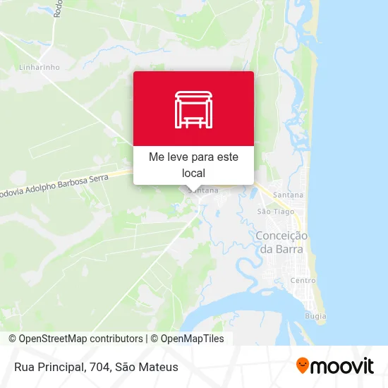 Rua Principal, 704 mapa