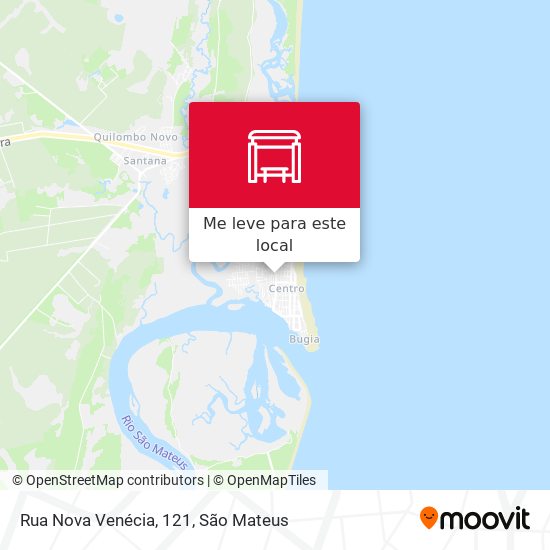 Rua Nova Venécia, 121 mapa