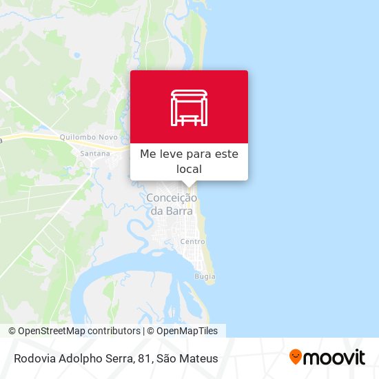 Rodovia Adolpho Serra, 81 mapa