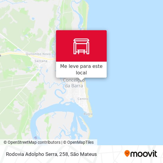 Rodovia Adolpho Serra, 258 mapa