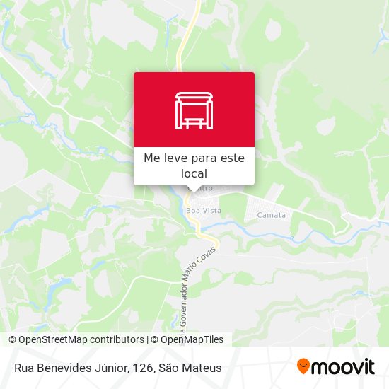 Rua Benevides Júnior, 126 mapa