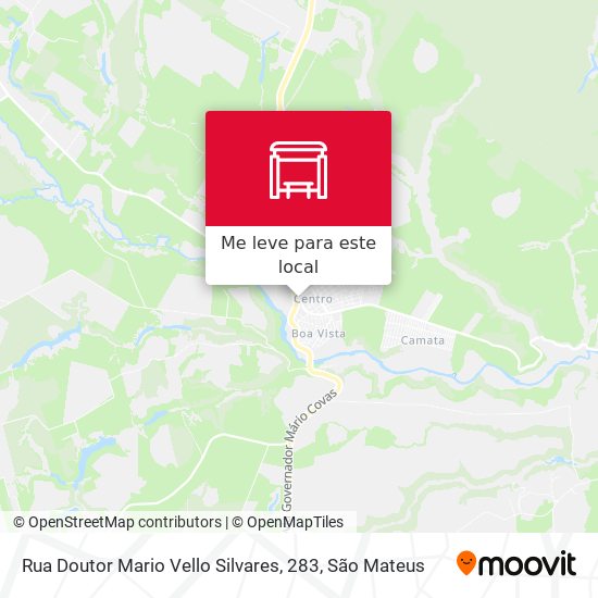 Rua Doutor Mario Vello Silvares, 283 mapa