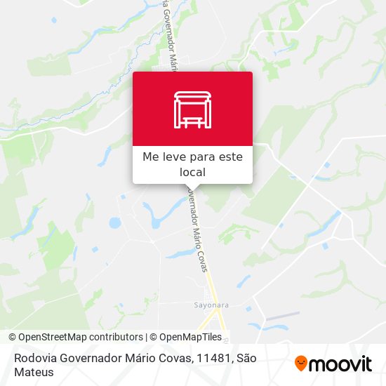 Rodovia Governador Mário Covas, 11481 mapa