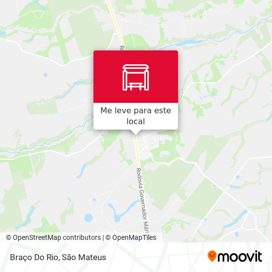 Braço Do Rio mapa