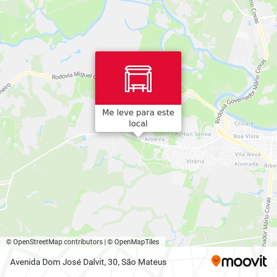 Avenida Dom José Dalvit, 30 mapa