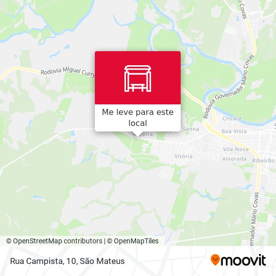 Rua Campista, 10 mapa