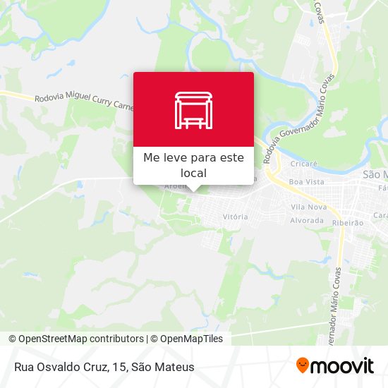 Rua Osvaldo Cruz, 15 mapa